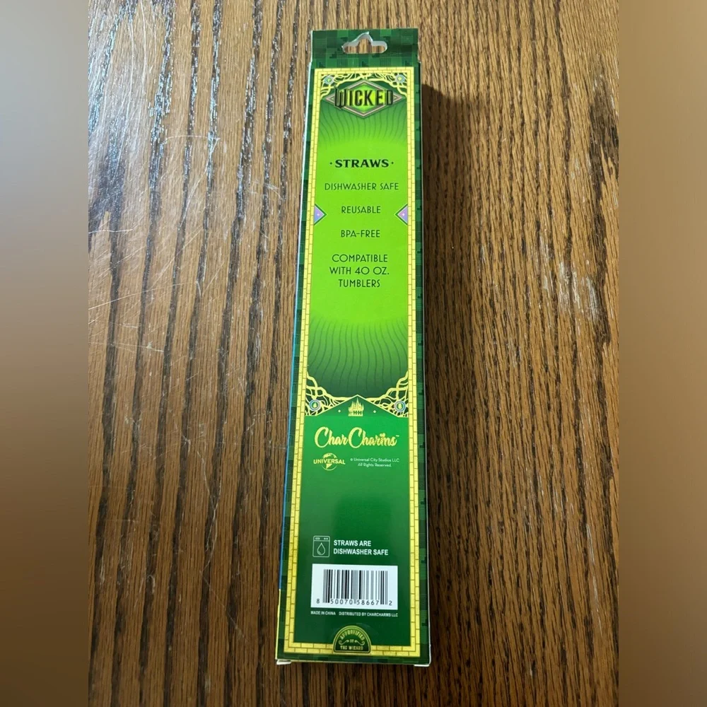 Wicked Yellow Brick Road Straws 4-Pack